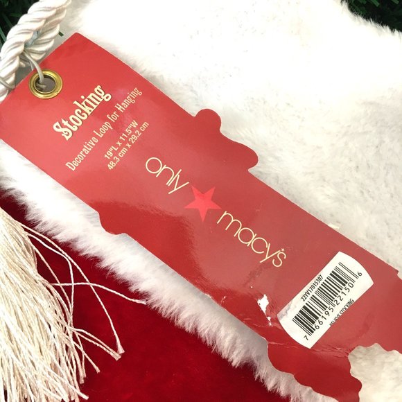 Macy's Holiday Believe Christmas Stocking By Macys Nos Poshmark